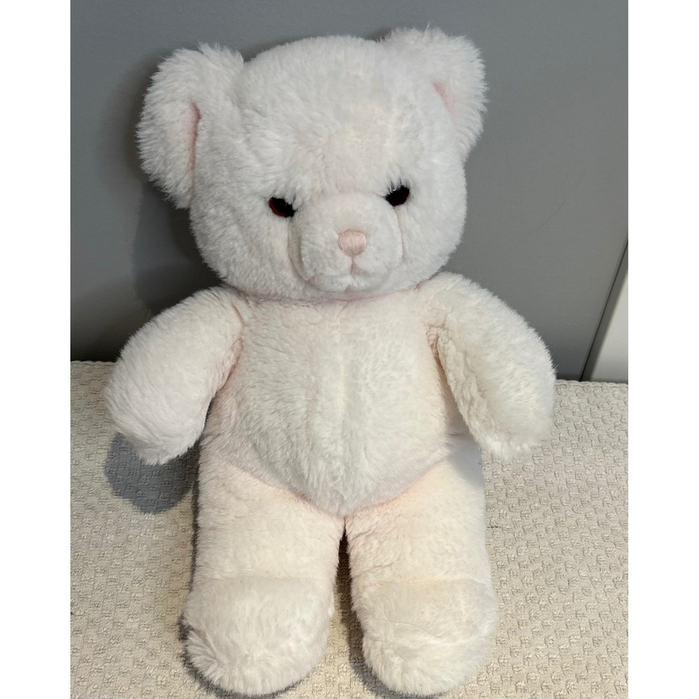 Baby Gund Karitas Tender Teddy Pink 12" HTF 1983 Plush Bear Toy RATTLE‎ Cuddly